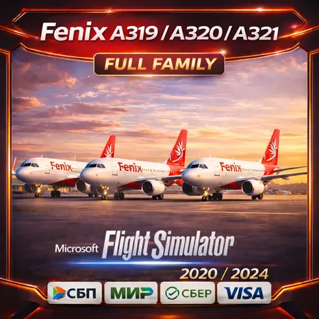Fenix A319/A320/A321 Full Family MSFS 2020/2024