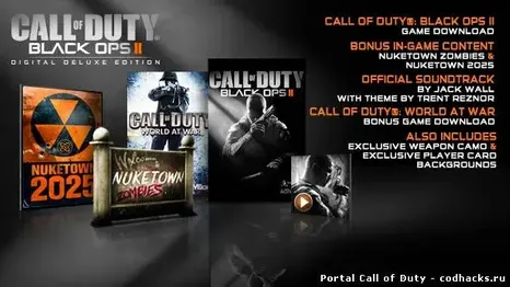 КЛЮЧ Call Of Duty: Black ops 2 + Call Of Duty: World at War +длс к BO 2 + РУССКИЙ ЯЗЫК