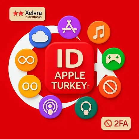 Apple ID Турция | Без 2FA или Телефон | Полный Доступ |