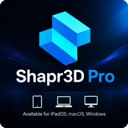 Лицензия Shapr3D Pro на 1 год для iPad, Mac, Windows